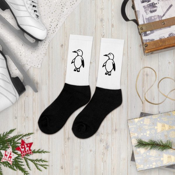 Christmas Socks with Penguin
