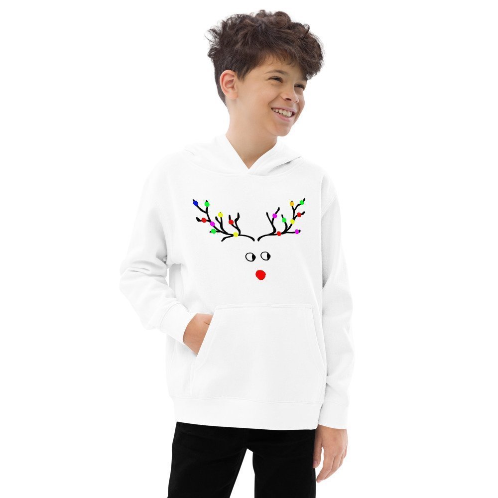 Hoodies ⋆ Kids Fleece Hoodie - Twinkie Rudolph Day ⋆ LABDAK ⋆ Art Print ...